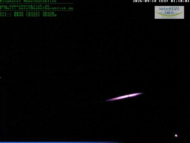 Archiv Foto Webcam Nebelhornblick
