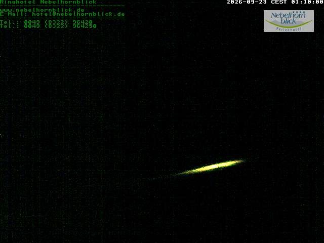 Archived image Webcam Hotel Nebelhornblick