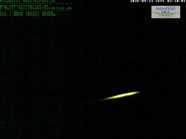 Archived image Webcam Hotel Nebelhornblick