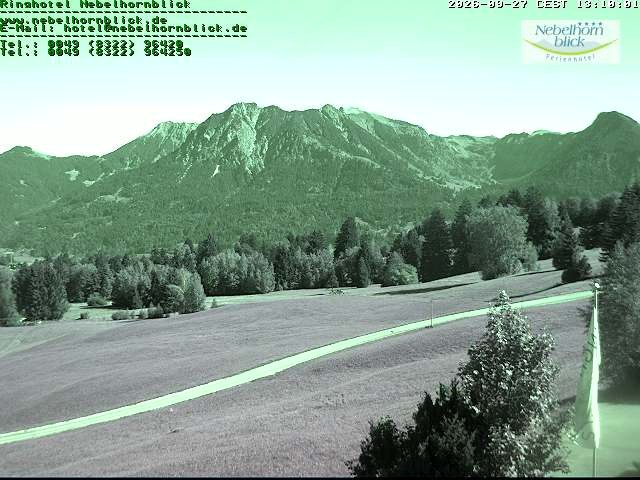 Archiv Foto Webcam Nebelhornblick