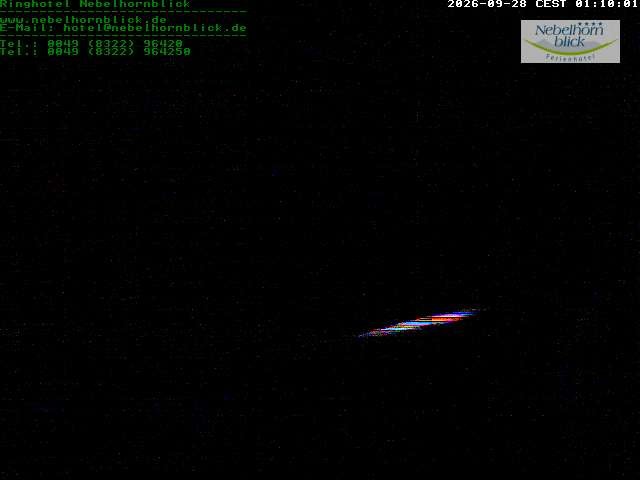 Archived image Webcam Hotel Nebelhornblick