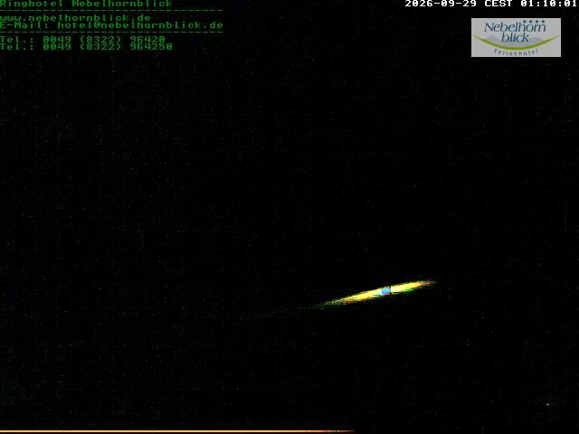 Archived image Webcam Hotel Nebelhornblick