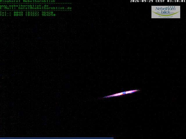 Archived image Webcam Hotel Nebelhornblick