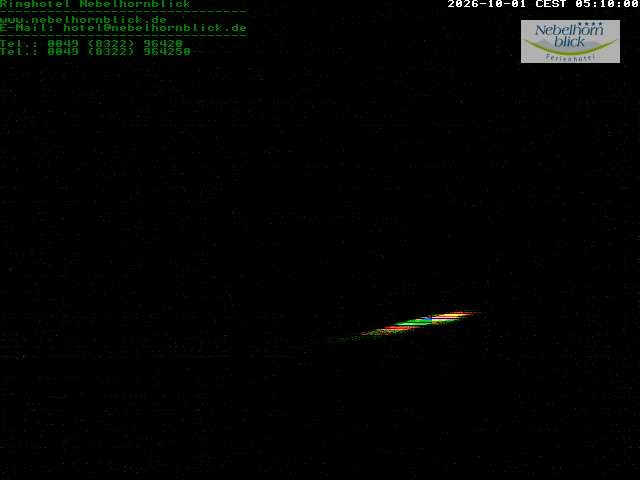 Archiv Foto Webcam Nebelhornblick