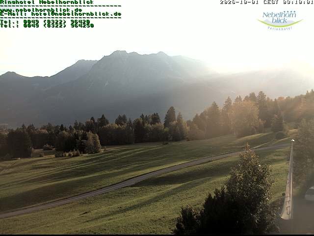 Archiv Foto Webcam Nebelhornblick