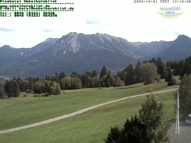 Archiv Foto Webcam Nebelhornblick