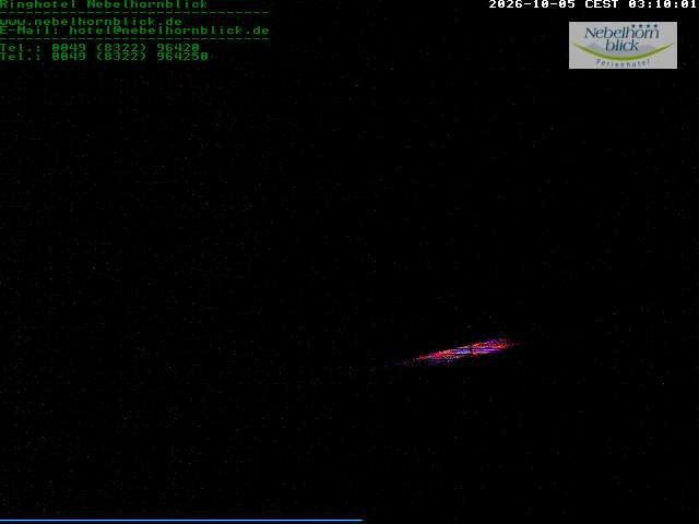 Archiv Foto Webcam Nebelhornblick