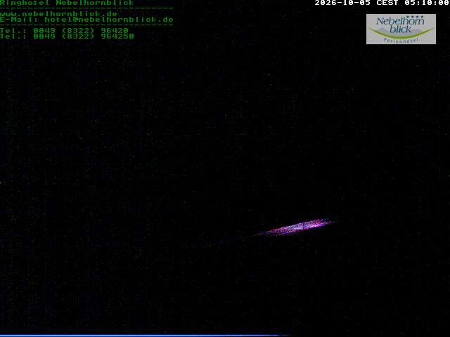 Archiv Foto Webcam Nebelhornblick