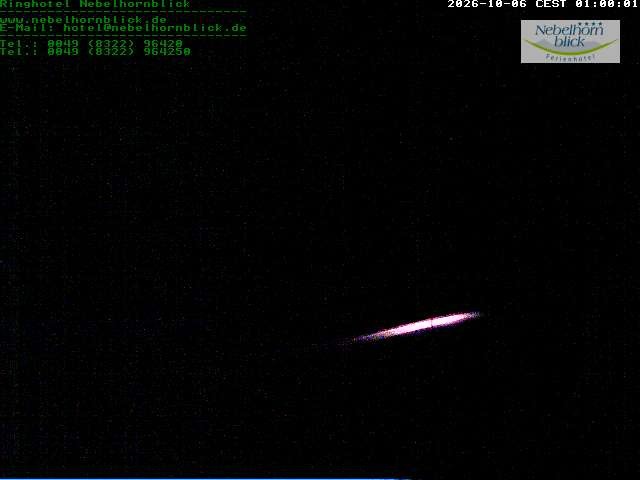 Archiv Foto Webcam Nebelhornblick