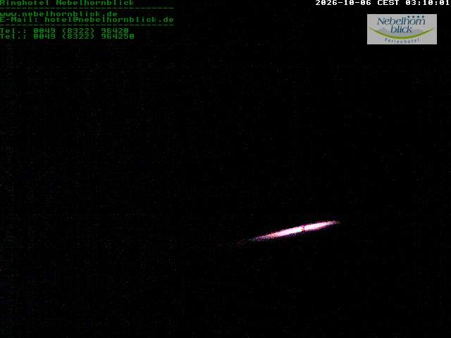 Archiv Foto Webcam Nebelhornblick
