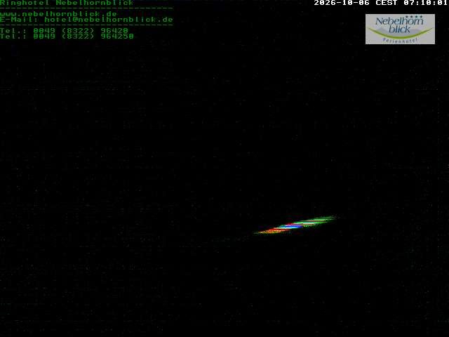 Archiv Foto Webcam Nebelhornblick