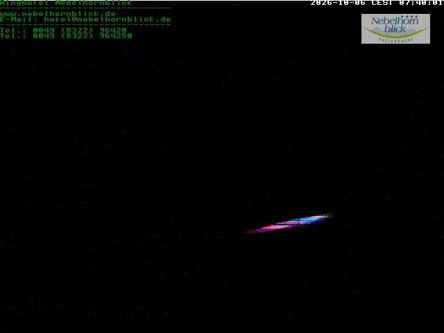 Archiv Foto Webcam Nebelhornblick