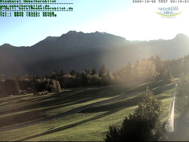 Archiv Foto Webcam Nebelhornblick