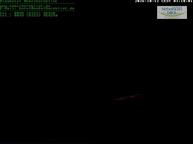 Archiv Foto Webcam Nebelhornblick