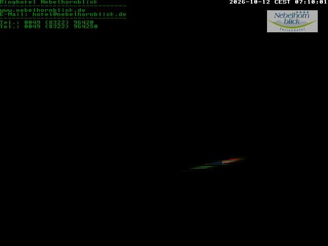 Archiv Foto Webcam Nebelhornblick