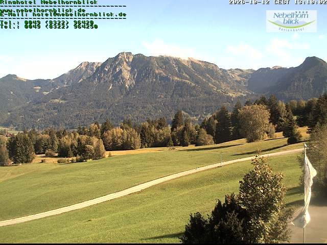 Archiv Foto Webcam Nebelhornblick