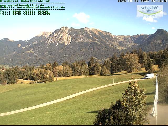 Archiv Foto Webcam Nebelhornblick