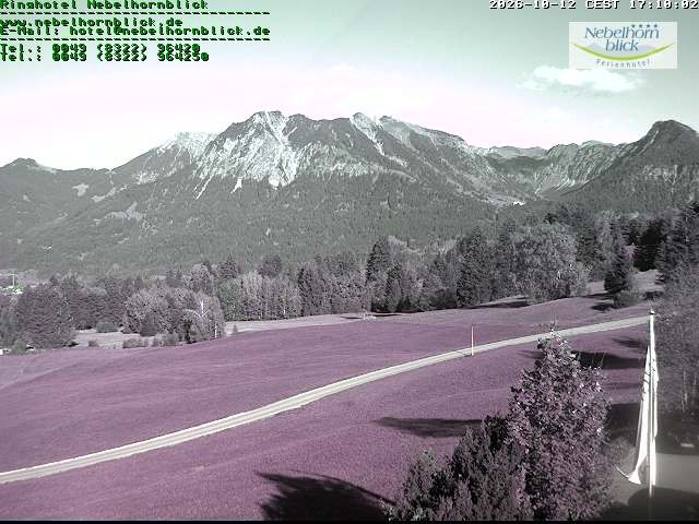Archiv Foto Webcam Nebelhornblick