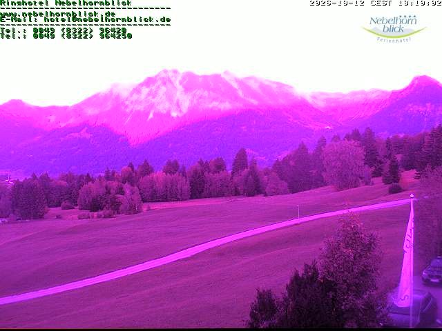 Archiv Foto Webcam Nebelhornblick