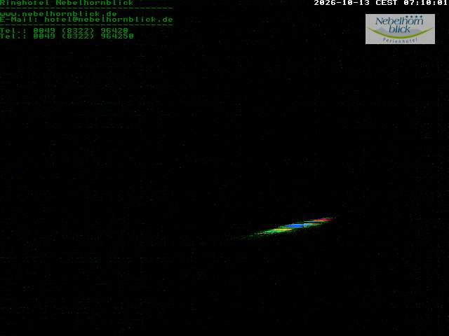 Archiv Foto Webcam Nebelhornblick