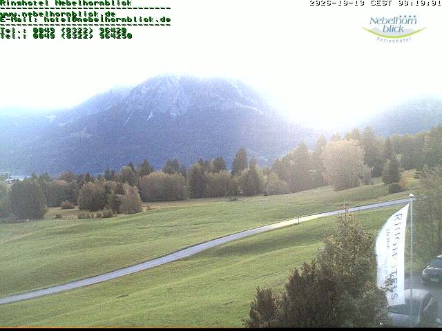 Archiv Foto Webcam Nebelhornblick