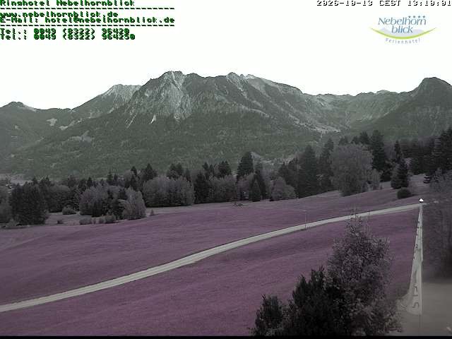 Archiv Foto Webcam Nebelhornblick