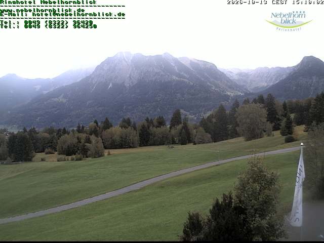 Archiv Foto Webcam Nebelhornblick