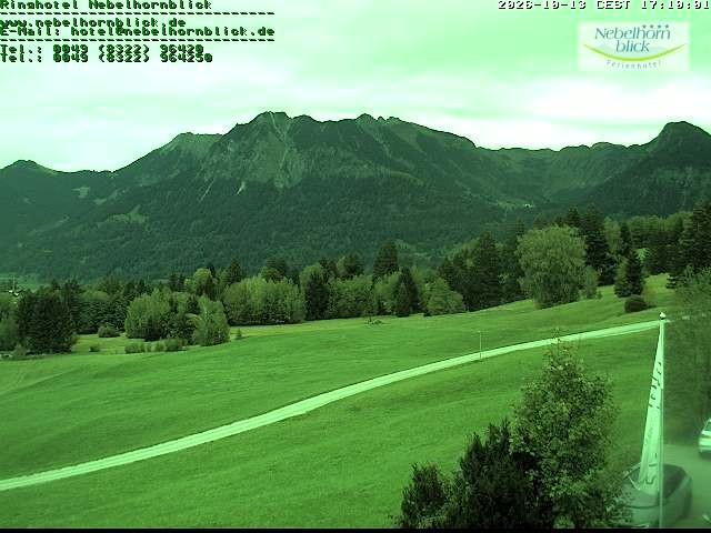 Archiv Foto Webcam Nebelhornblick