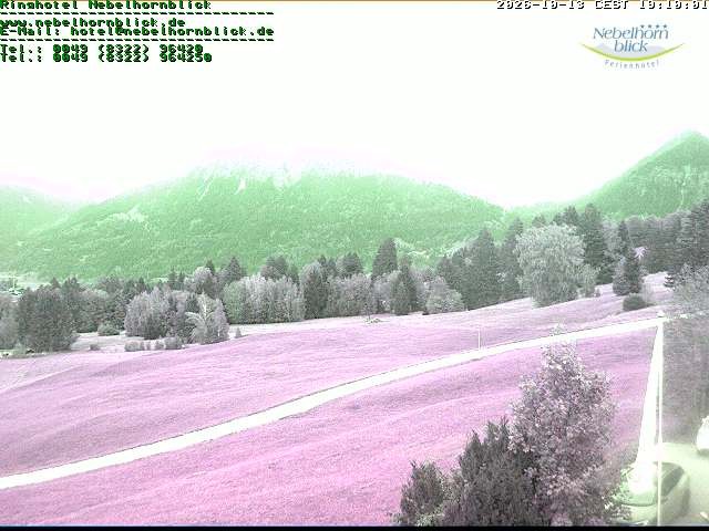 Archiv Foto Webcam Nebelhornblick