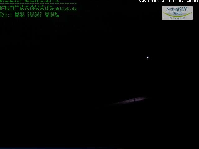 Archiv Foto Webcam Nebelhornblick