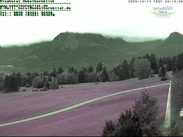 Archiv Foto Webcam Nebelhornblick