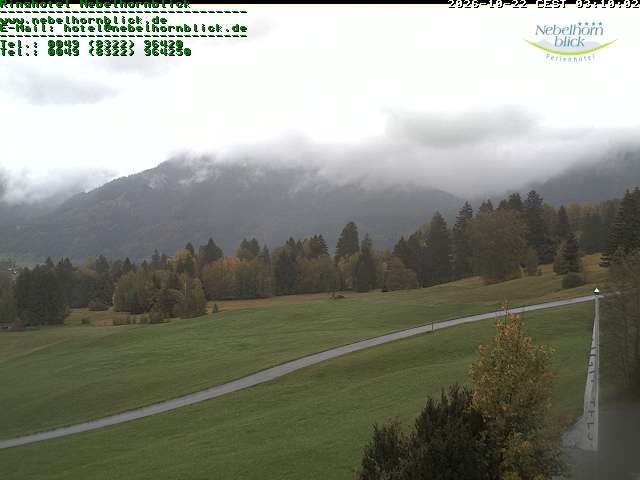 Archiv Foto Webcam Nebelhornblick