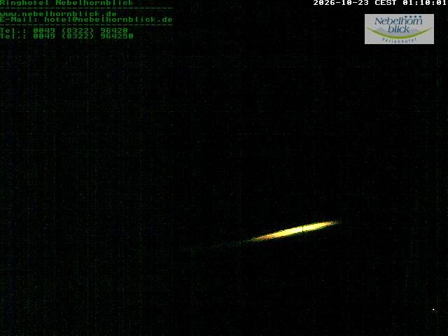Archived image Webcam Hotel Nebelhornblick