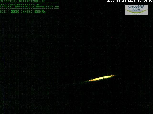 Archived image Webcam Hotel Nebelhornblick
