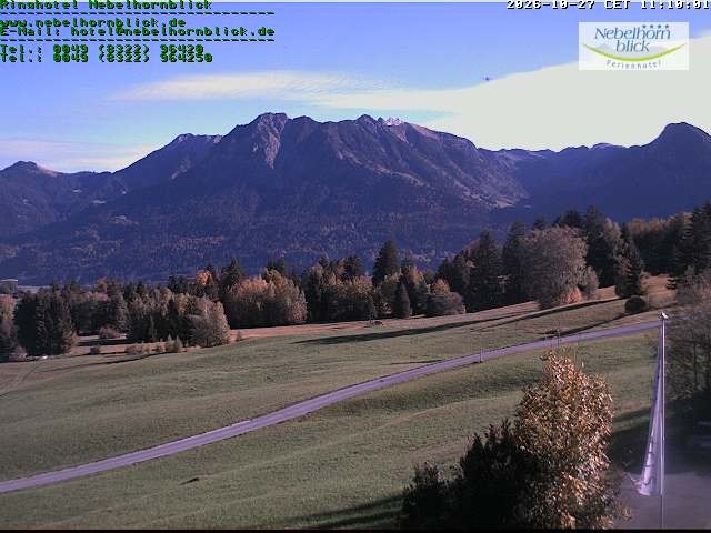 Archiv Foto Webcam Nebelhornblick