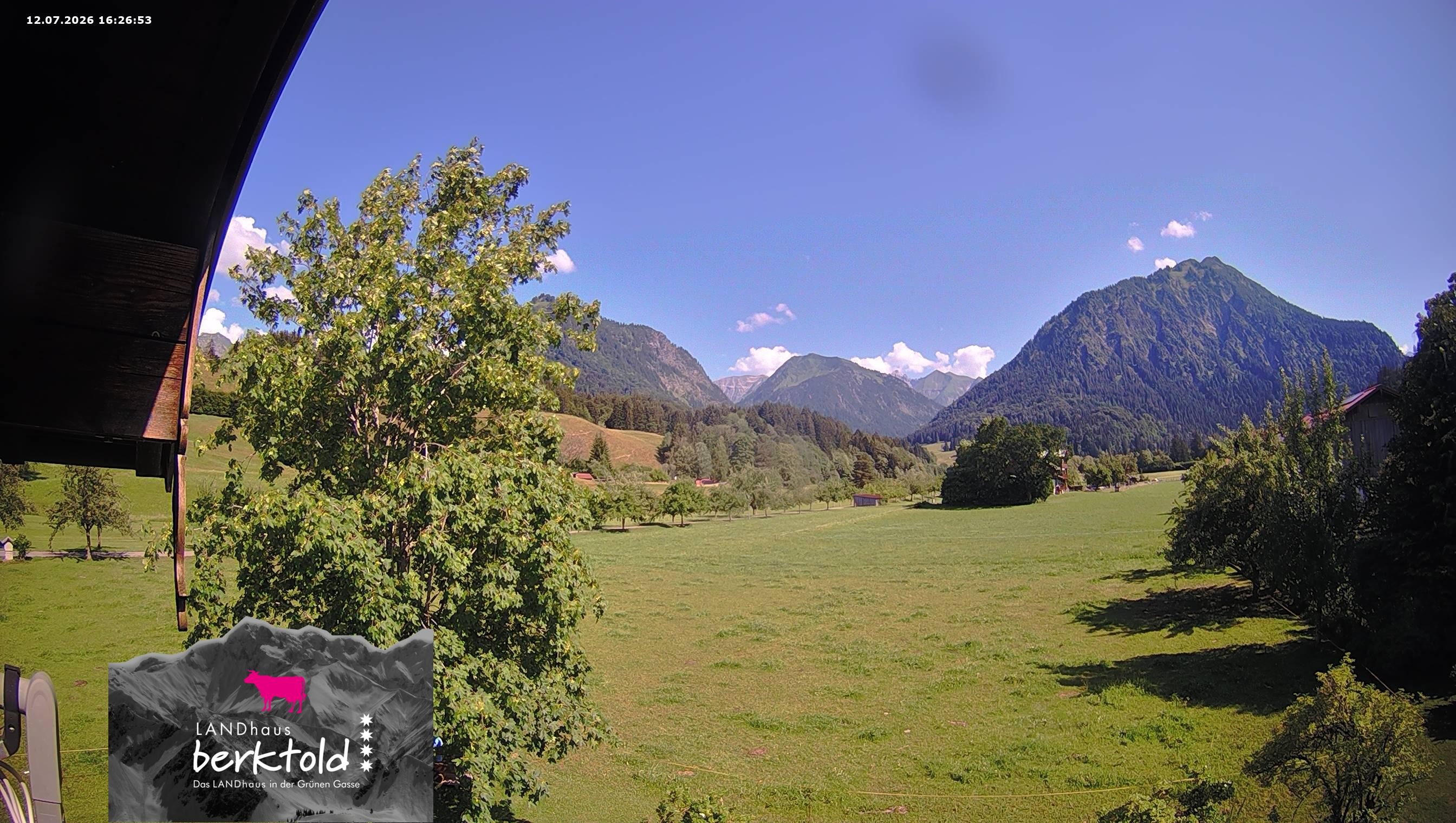 Archived image Webcam South of Oberstdorf