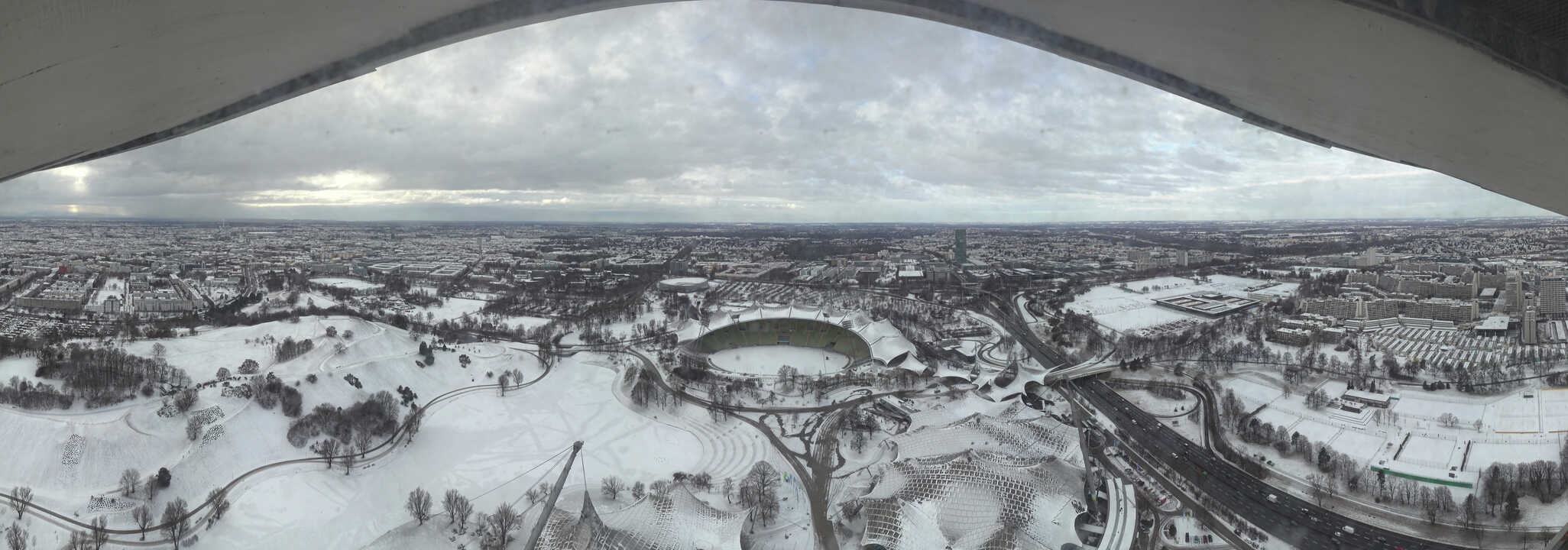 Archived image Webcam Munich - Olympic Parc and Stadium