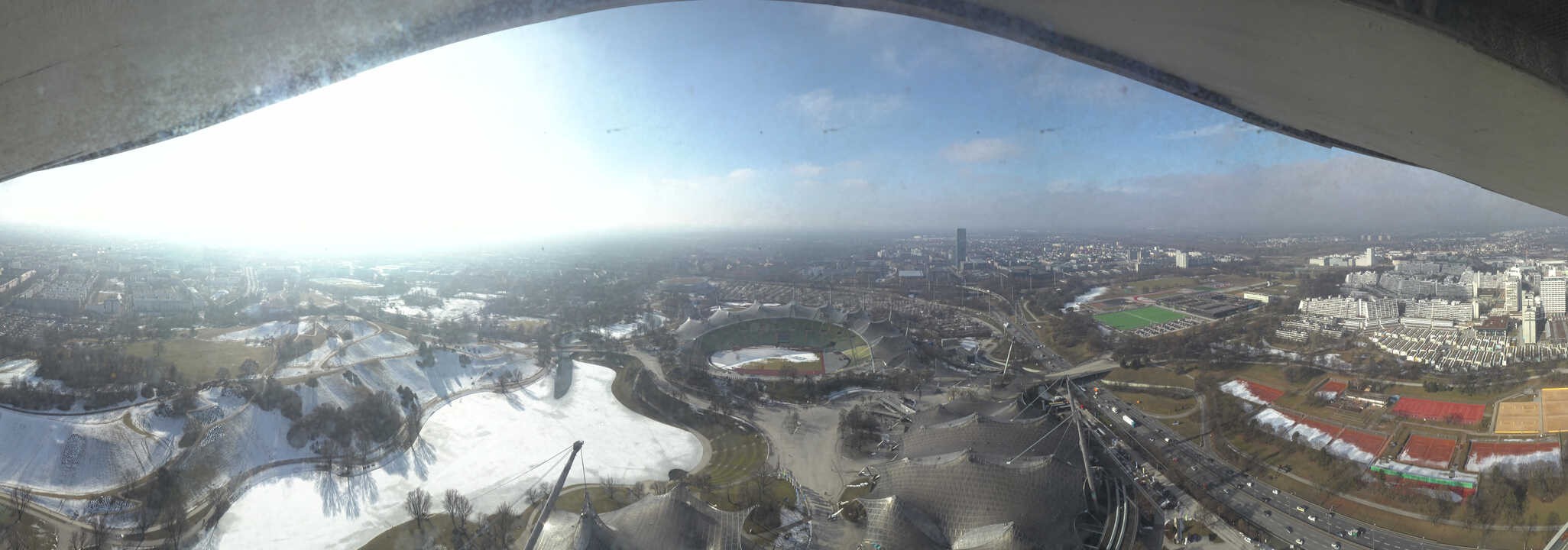 Archived image Webcam Munich - Olympic Parc and Stadium