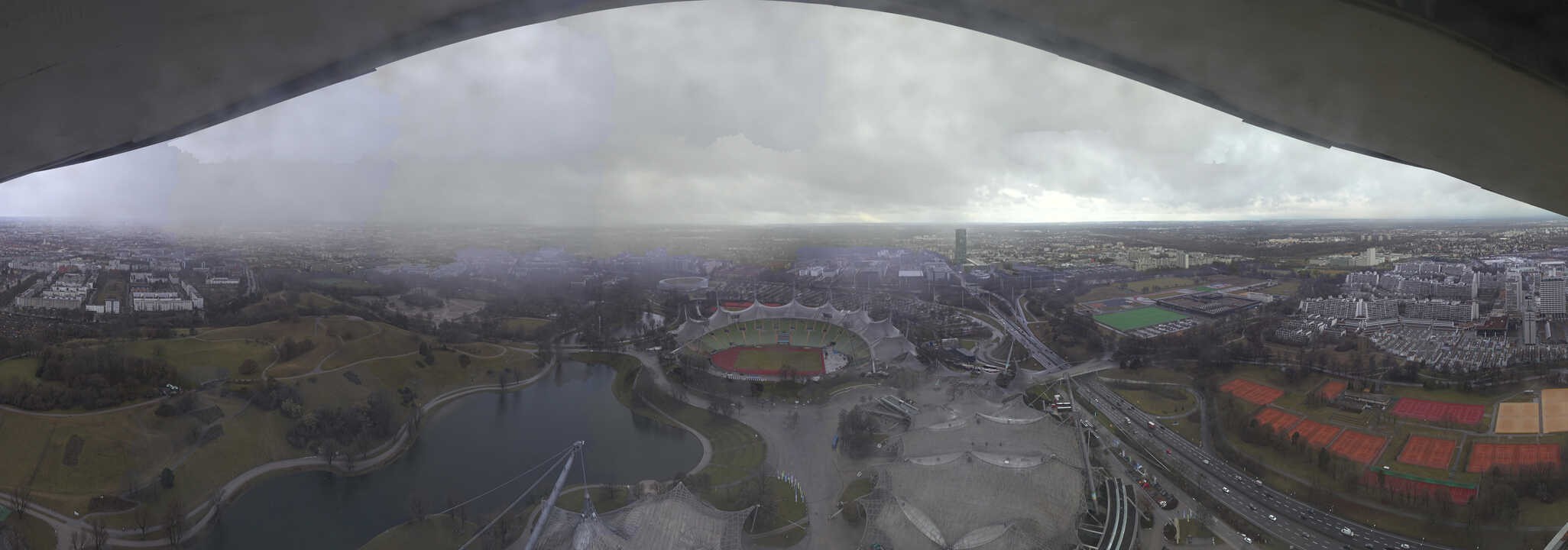 Archived image Webcam Munich - Olympic Parc and Stadium