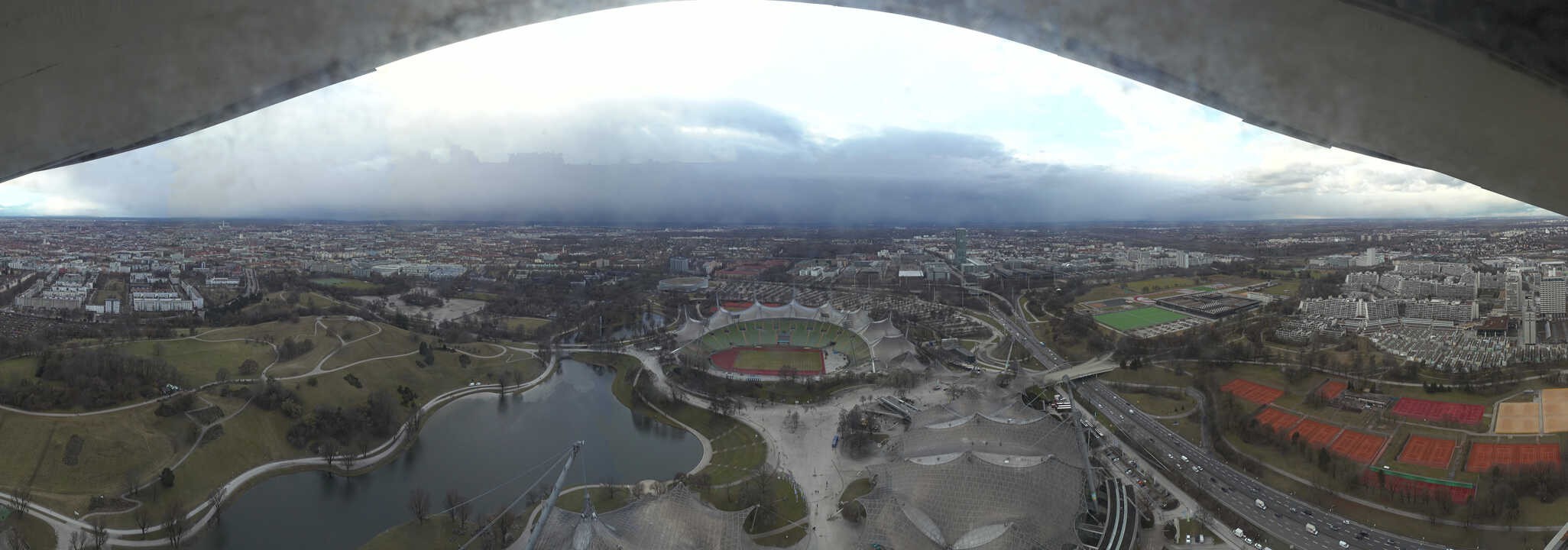 Archived image Webcam Munich - Olympic Parc and Stadium