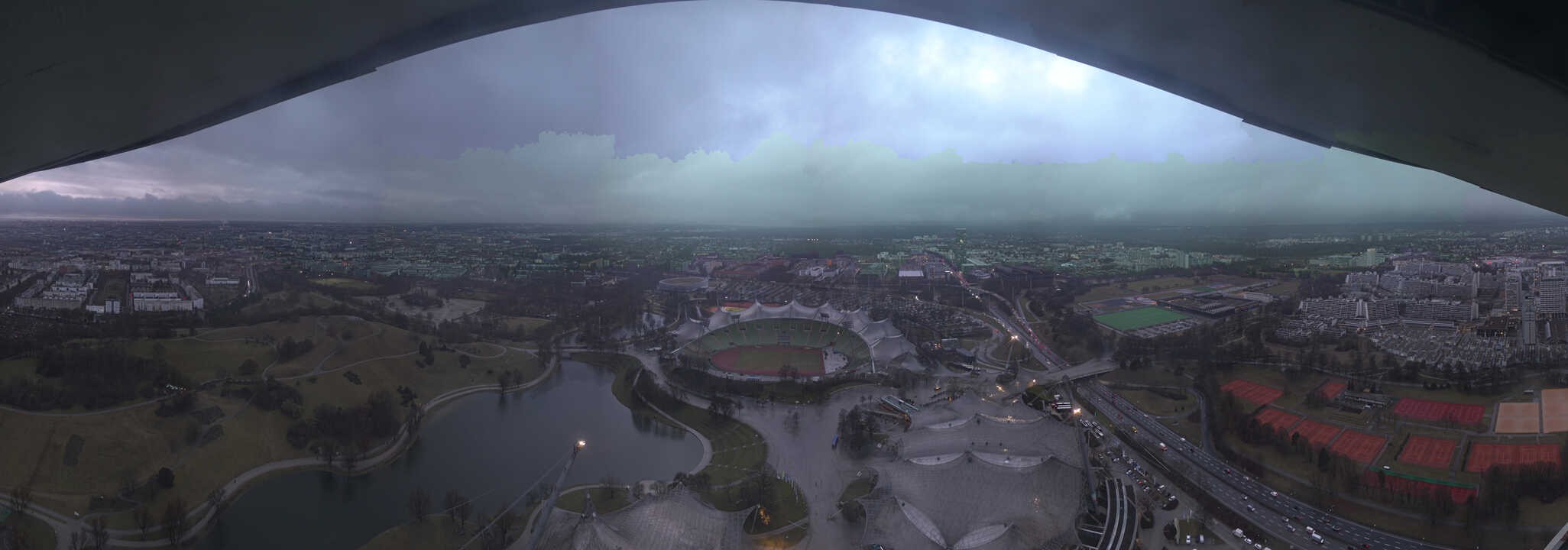 Archived image Webcam Munich - Olympic Parc and Stadium