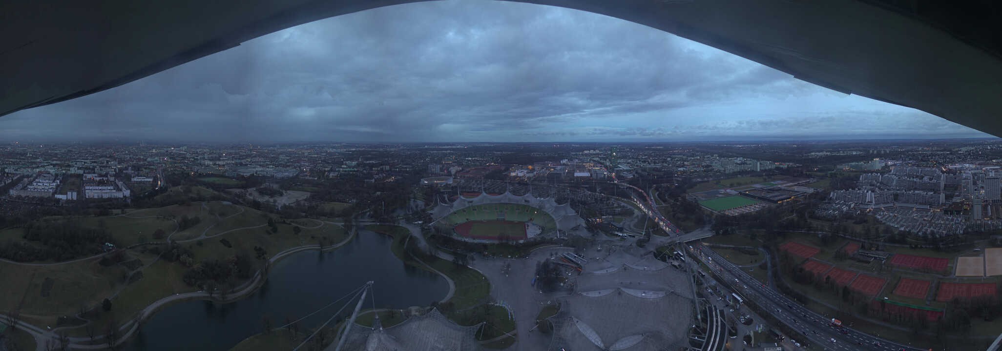 Archived image Webcam Munich - Olympic Parc and Stadium