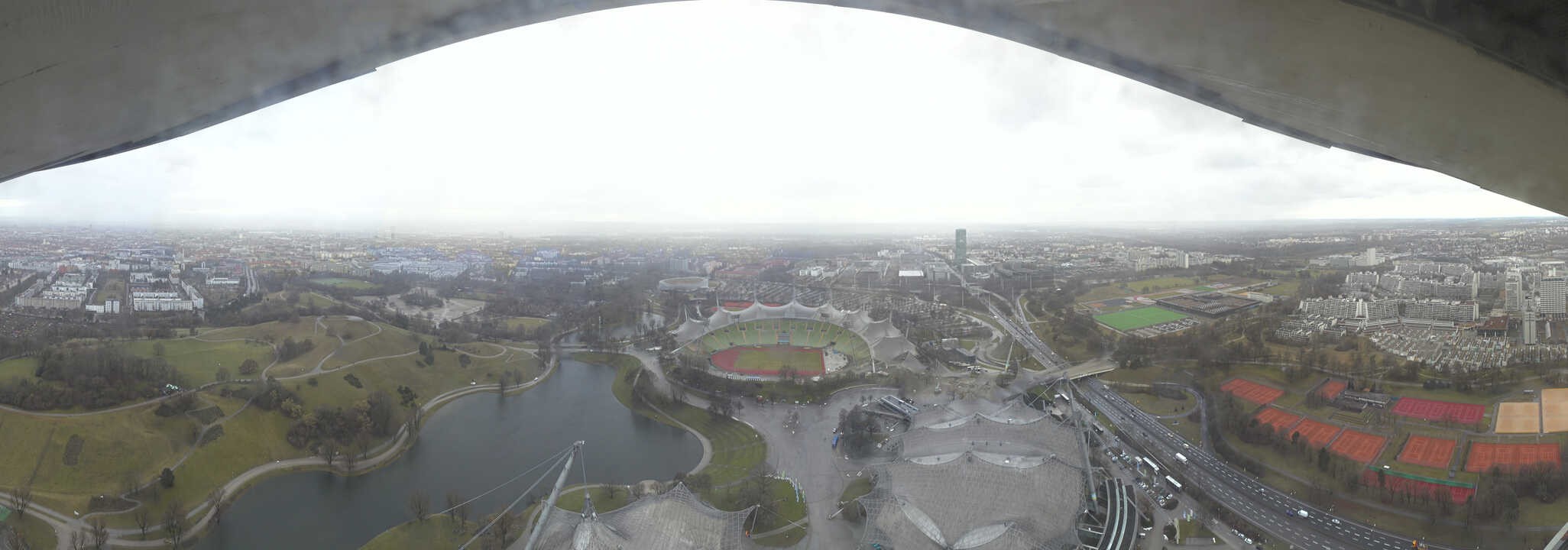 Archived image Webcam Munich - Olympic Parc and Stadium