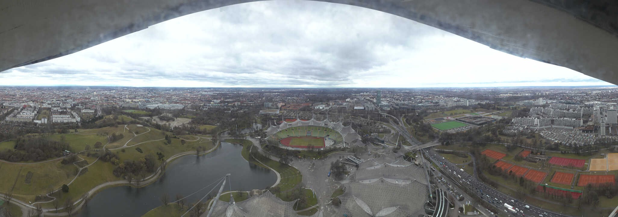 Archived image Webcam Munich - Olympic Parc and Stadium
