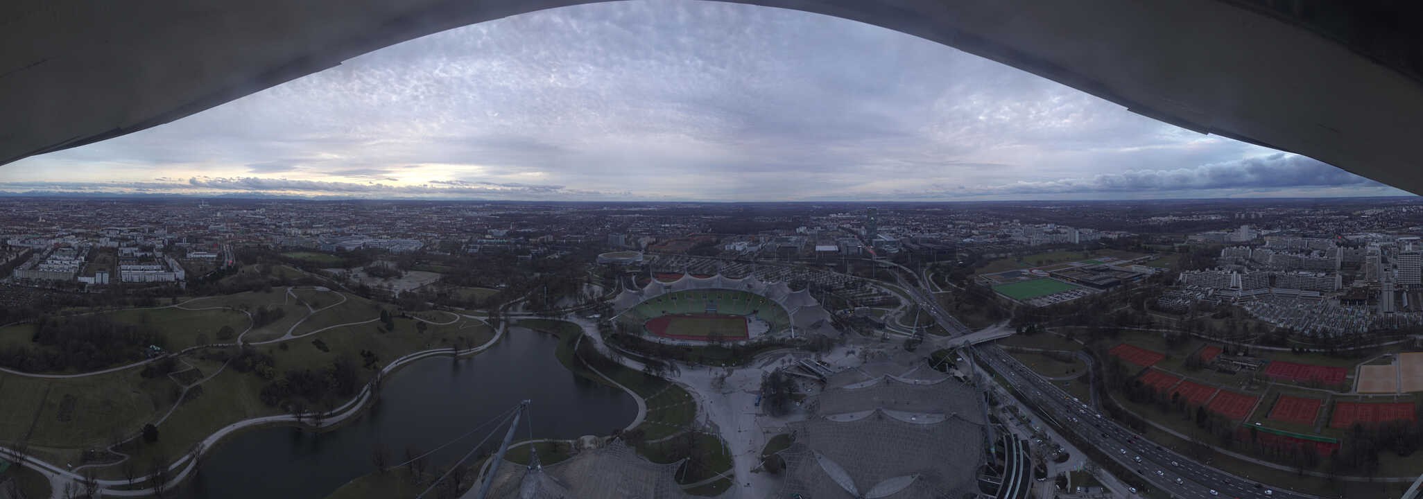 Archived image Webcam Munich - Olympic Parc and Stadium