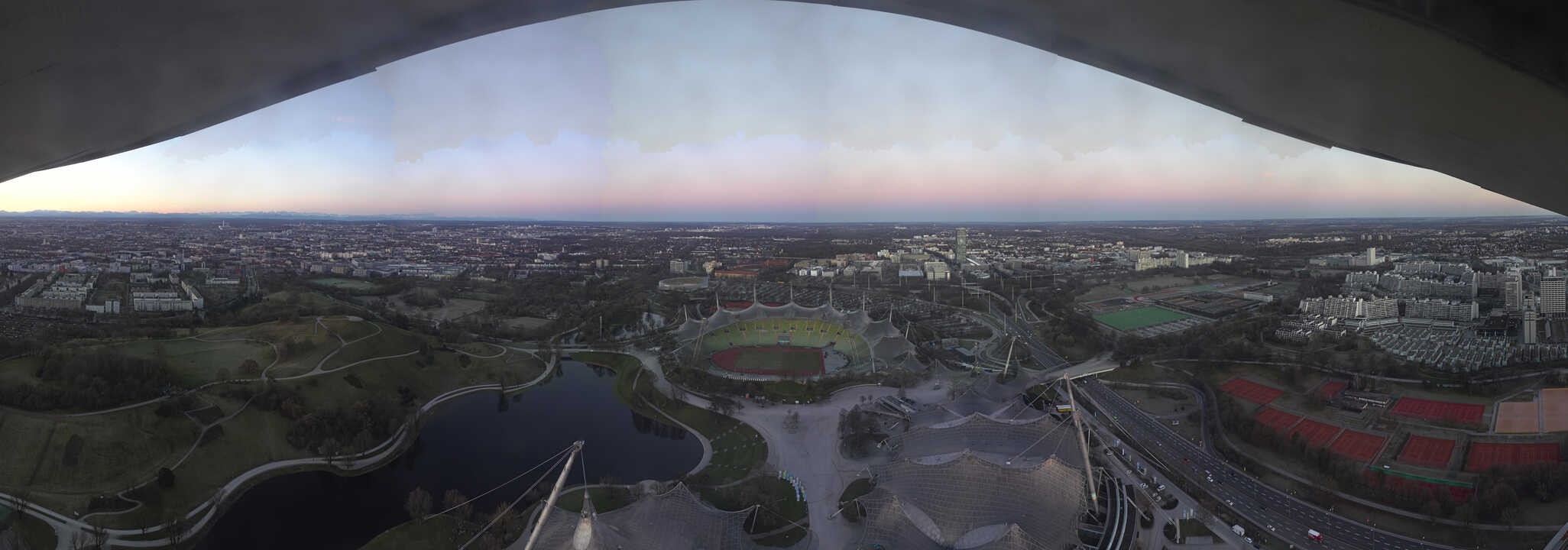 Archived image Webcam Munich - Olympic Parc and Stadium