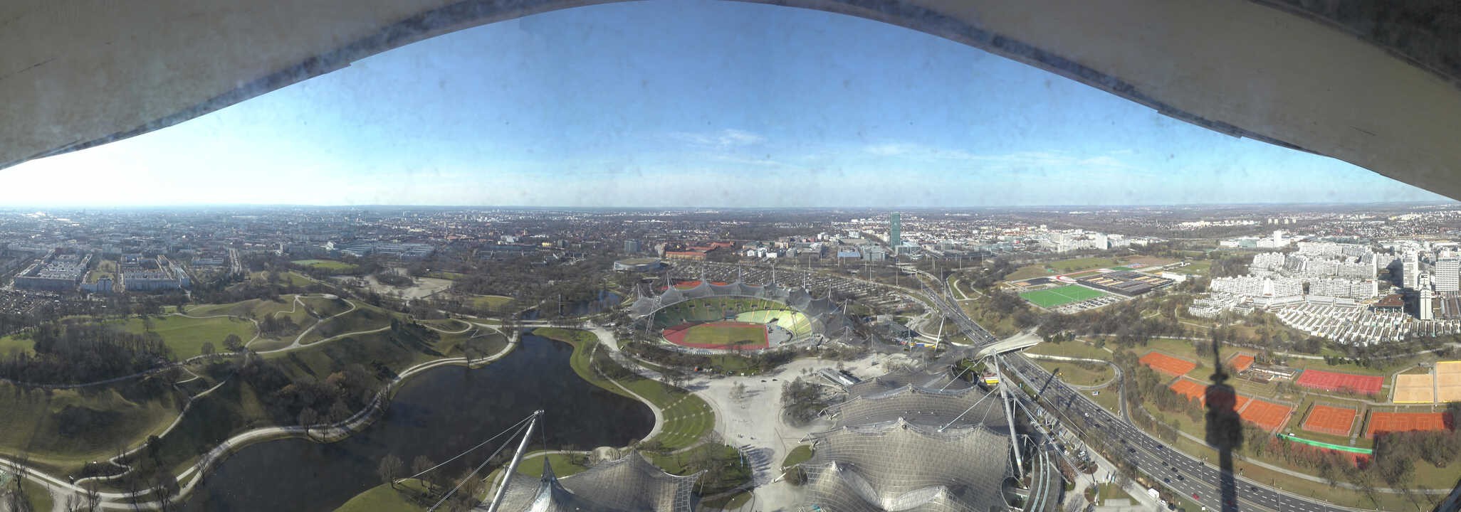 Archived image Webcam Munich - Olympic Parc and Stadium