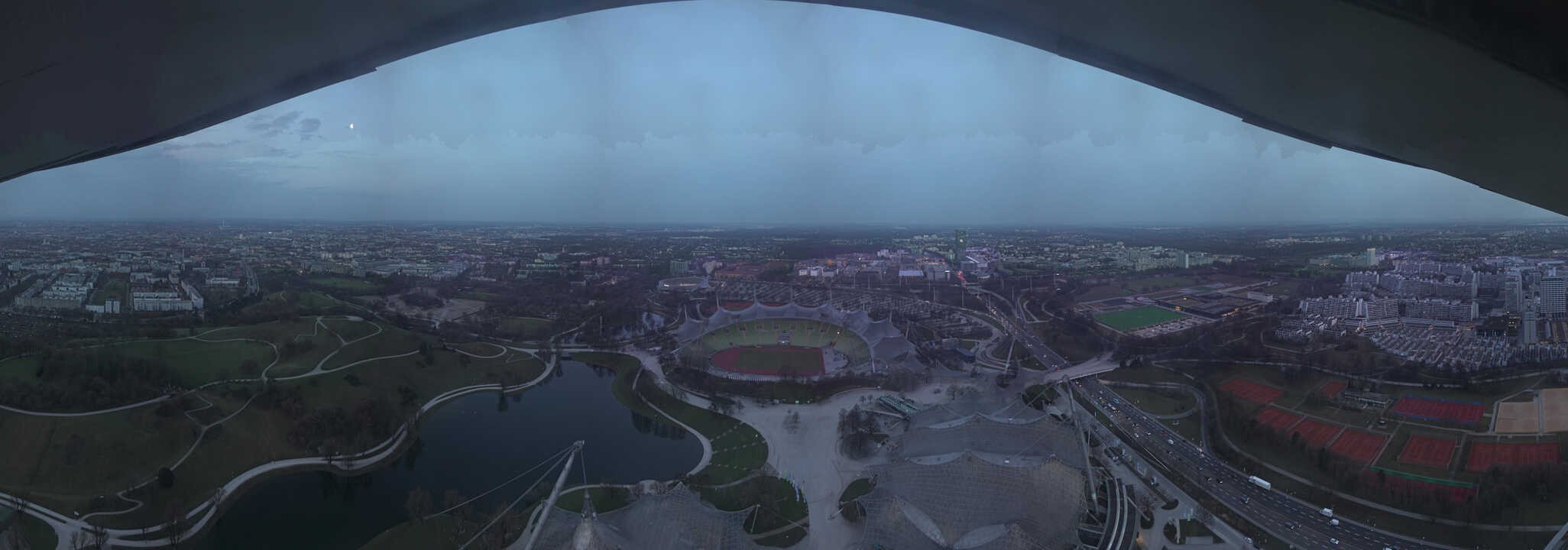 Archived image Webcam Munich - Olympic Parc and Stadium