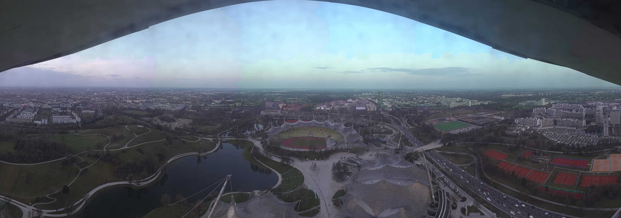 Archived image Webcam Munich - Olympic Parc and Stadium