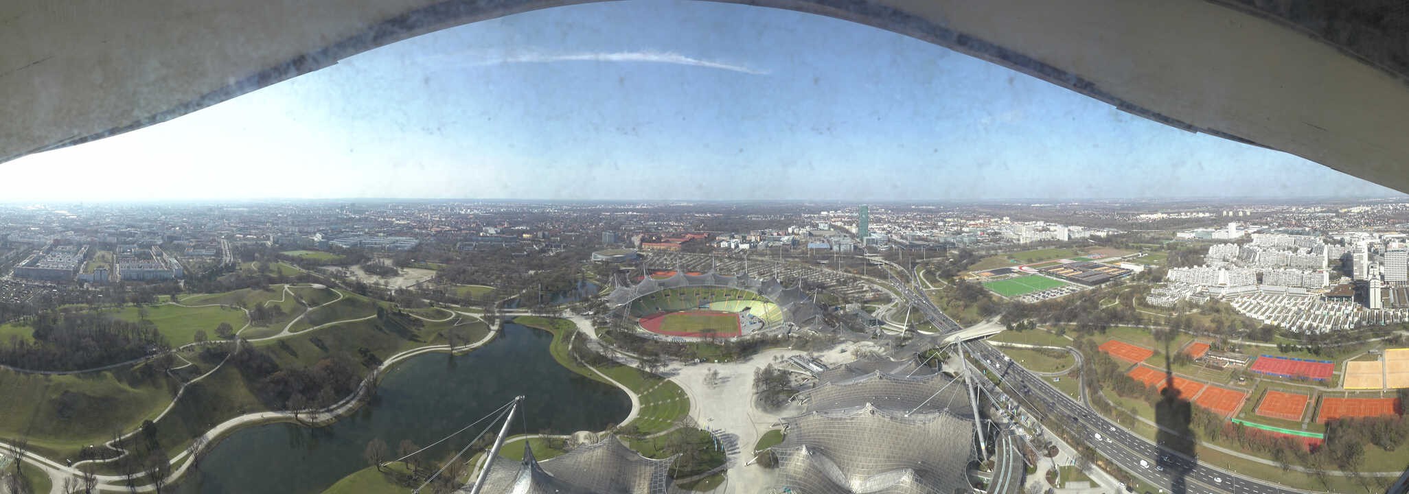 Archived image Webcam Munich - Olympic Parc and Stadium
